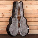 Eastman AC630 dreadnought acoustic guitar natural finish with gray paisley interior case