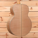 Eastman AC630 acoustic guitar natural finish with solid wood construction and center seam binding