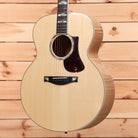 Eastman AC630-BD natural acoustic guitar with tortoiseshell pickguard and ebony fretboard