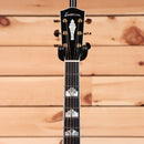 Eastman AC630 acoustic guitar natural finish with abalone inlays and gold tuners