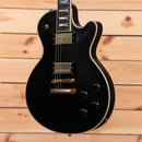 Eastman SB57-N semi-hollow electric guitar black with dual humbucker pickups and gold hardware