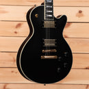 Eastman SB57-N semi-hollow electric guitar black finish with dual humbucker pickups and gold hardware