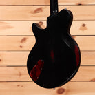 Eastman Juliet VBB semi-hollow electric guitar antique black varnish with red back and sides