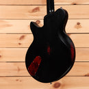 Eastman Juliet VBB semi-hollow body electric guitar Antique Black Varnish with red f-holes
