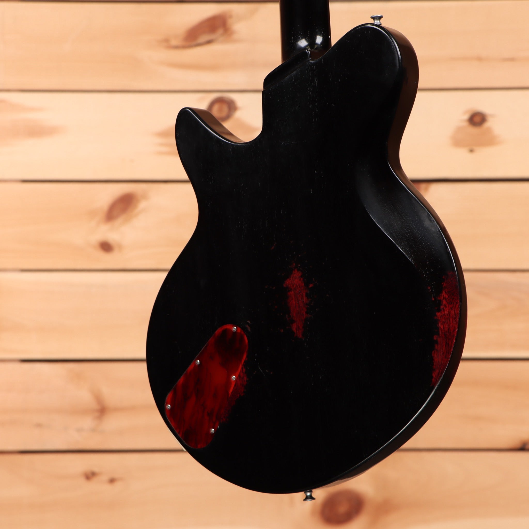 Eastman Juliet VBB semi-hollow body electric guitar antique black varnish red back