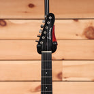 Eastman Juliet VBB electric guitar antique black varnish with red binding and chrome tuners