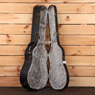 Eastman E40DTC Thermocure acoustic guitar natural finish with gray velvet interior case