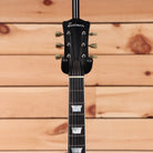 Eastman SB59-V semi-hollow electric guitar black with maple fretboard inlays and vintage tuners
