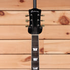 Eastman SB59-V semi-hollow electric guitar black with dual humbuckers and maple neck
