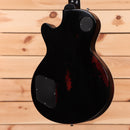 Eastman SB59-V semi-hollow electric guitar black finish with red burst back and dual humbuckers