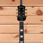 Eastman SB59-V semi-hollow body electric guitar black finish with dual P90 pickups and gold tuning machines