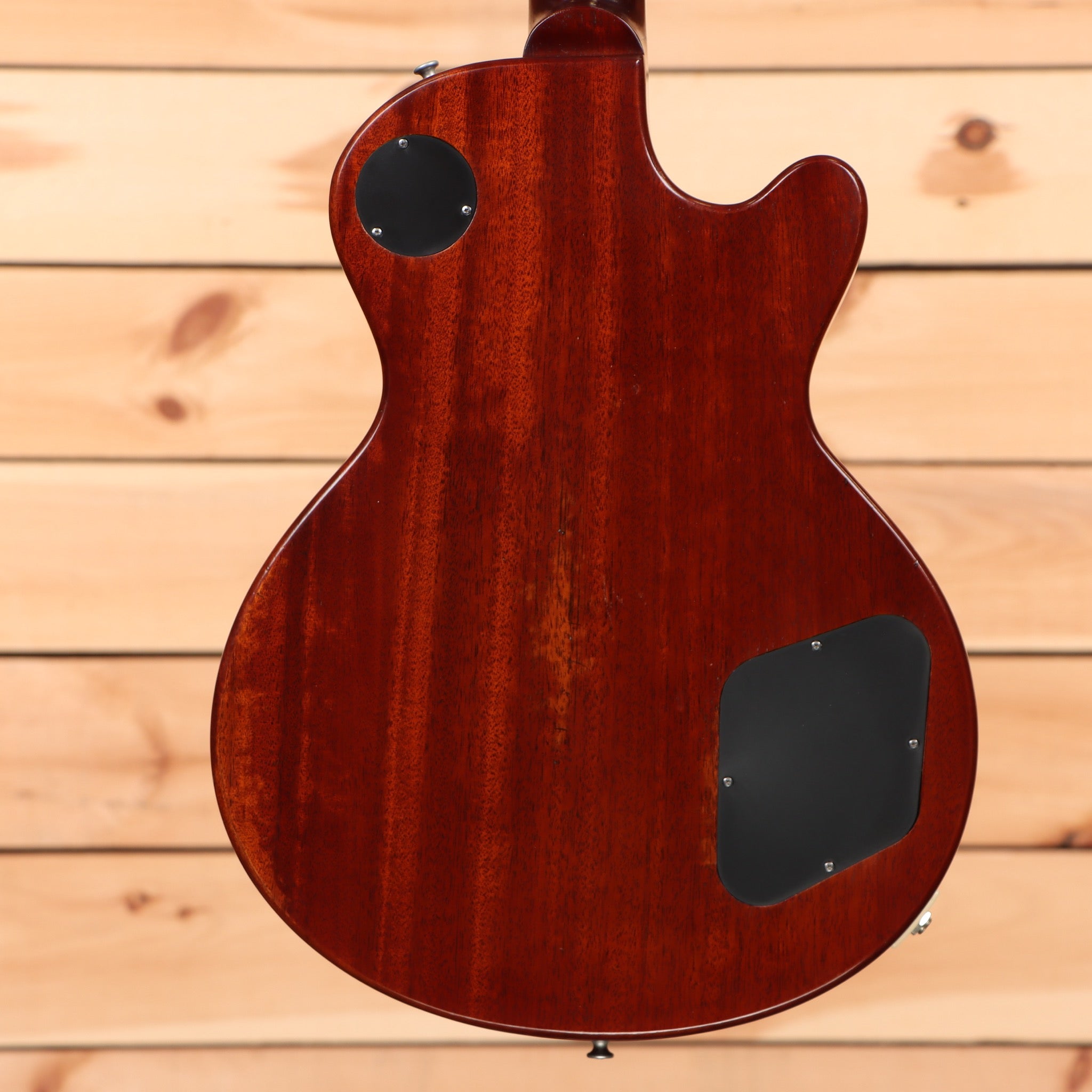 Eastman SB59LV semi-hollow electric guitar Antique Goldburst with dual f-holes and mahogany back