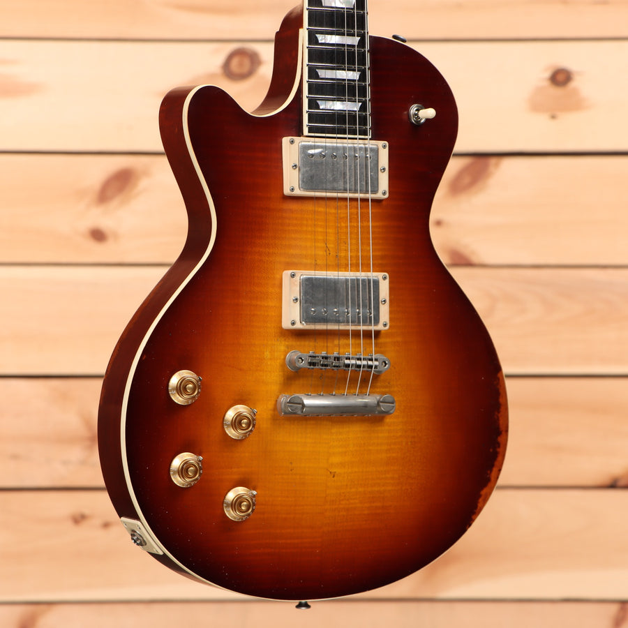Eastman SB59LV semi-hollow electric guitar Antique Goldburst with dual humbucker pickups
