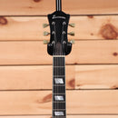 Eastman T64-V semi-hollow body electric guitar Antique Goldburst with trapeze tailpiece