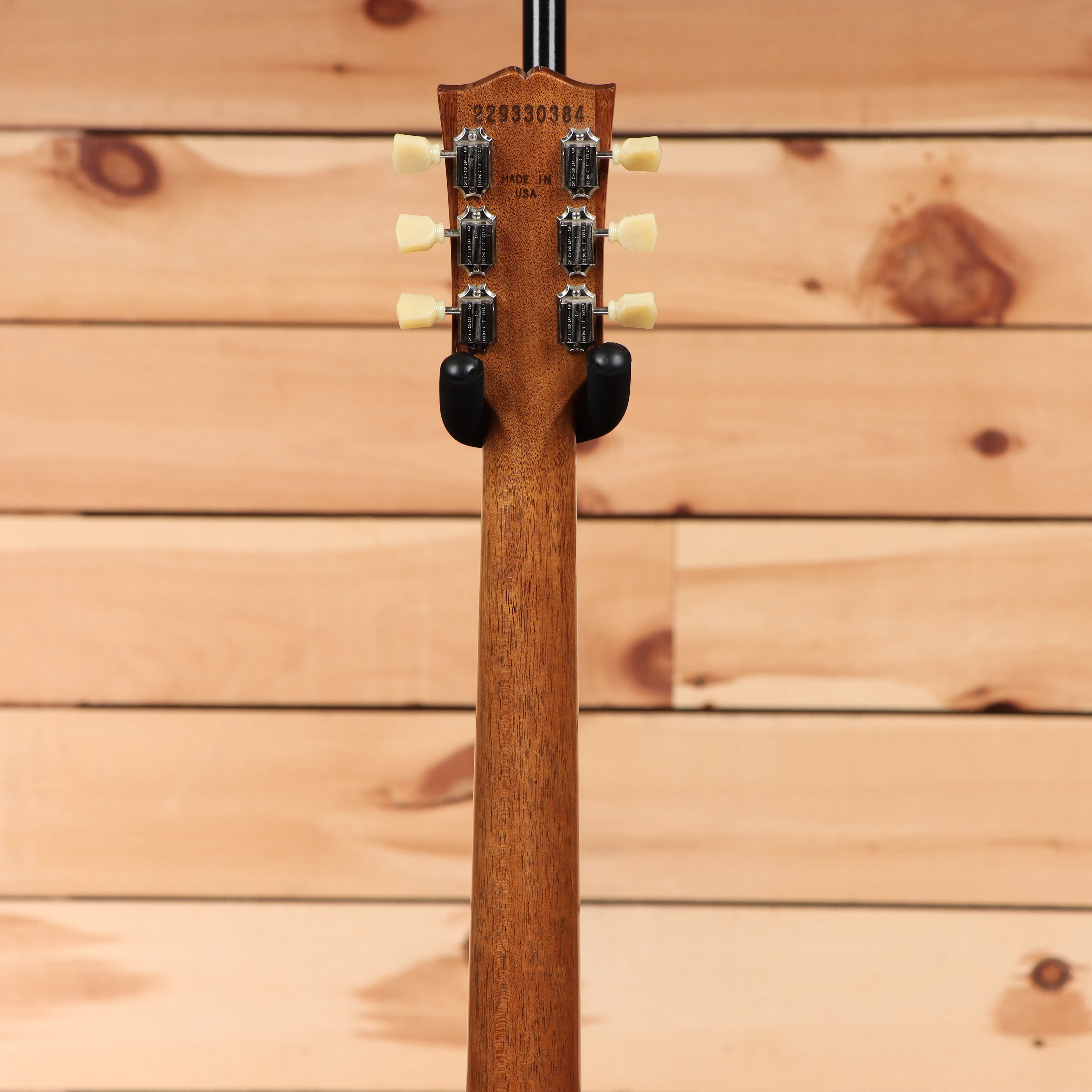 Gibson Les Paul Standard 50s Gold Top electric guitar with cream binding and humbucker pickups