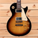 Gibson Les Paul Standard 50s Figured Top electric guitar Tobacco Burst with dual humbuckers and gold hardware