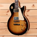 Gibson Les Paul Standard 50s Figured Top electric guitar Tobacco Burst with dual humbuckers and gold hardware