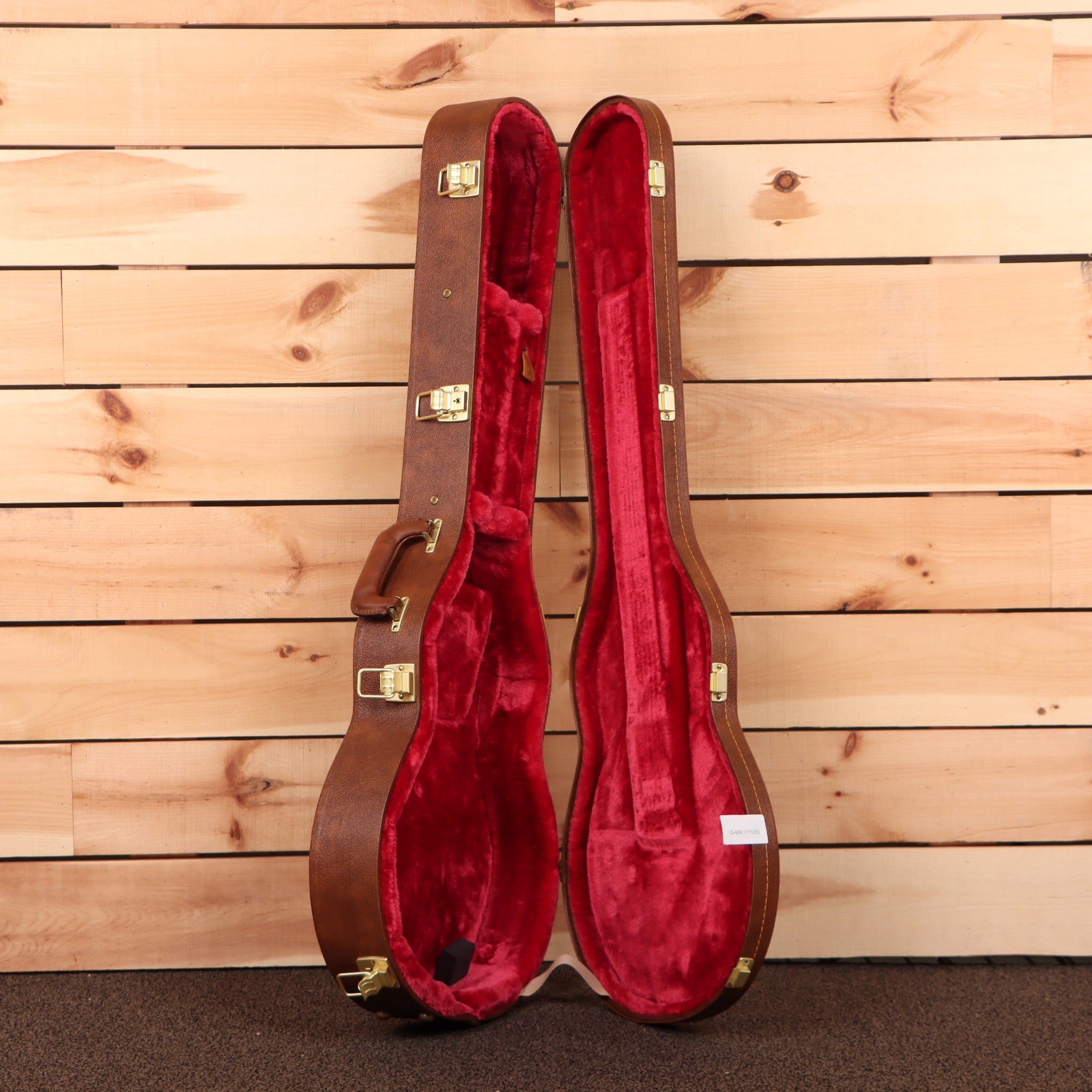 Gibson Les Paul Standard 50s electric guitar Tobacco Burst figured top with brown hard case