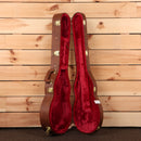 Gibson Les Paul Standard 50s electric guitar Tobacco Burst figured top with gold hardware and red velvet-lined case