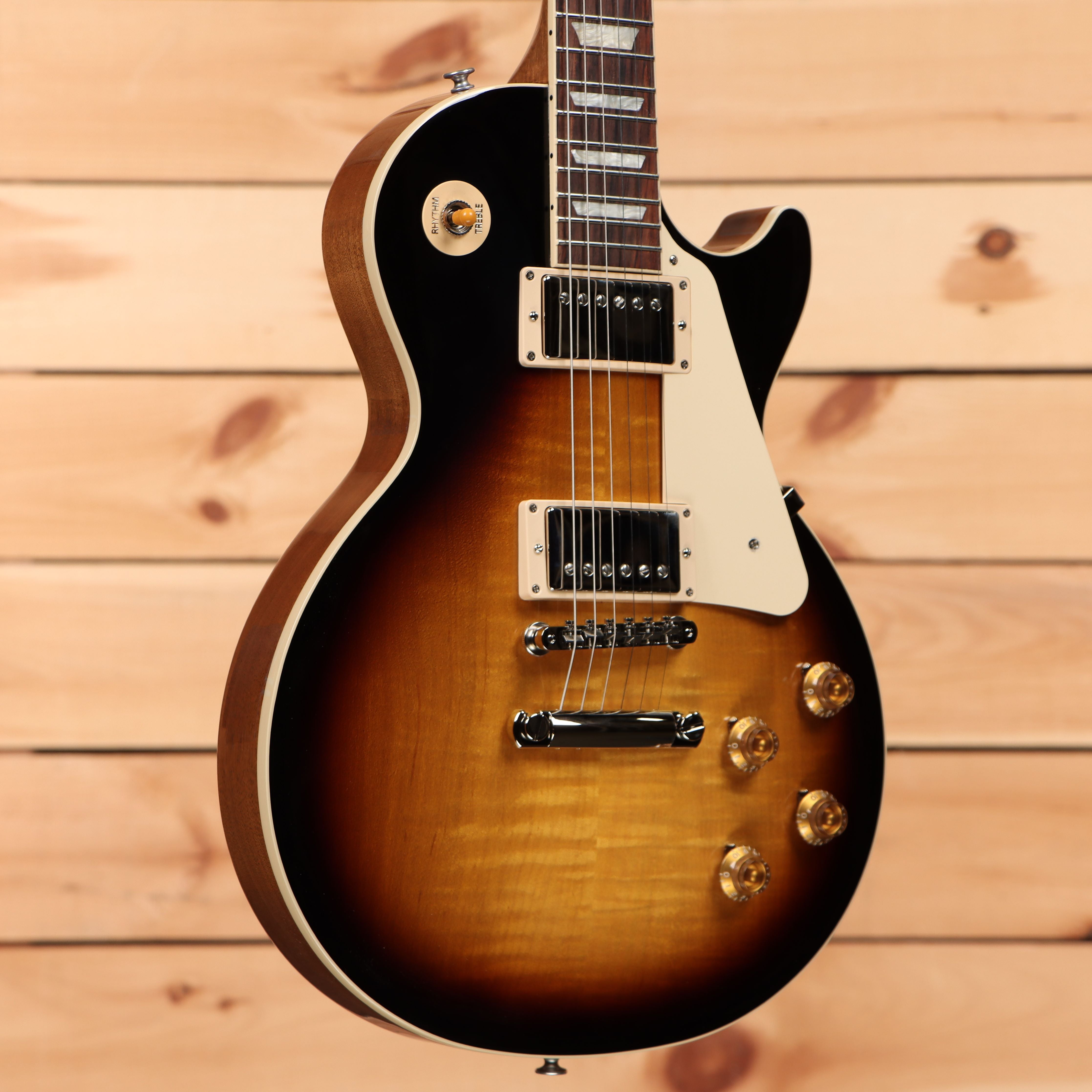 Gibson Les Paul Standard 50s electric guitar Tobacco Burst figured top with dual humbuckers