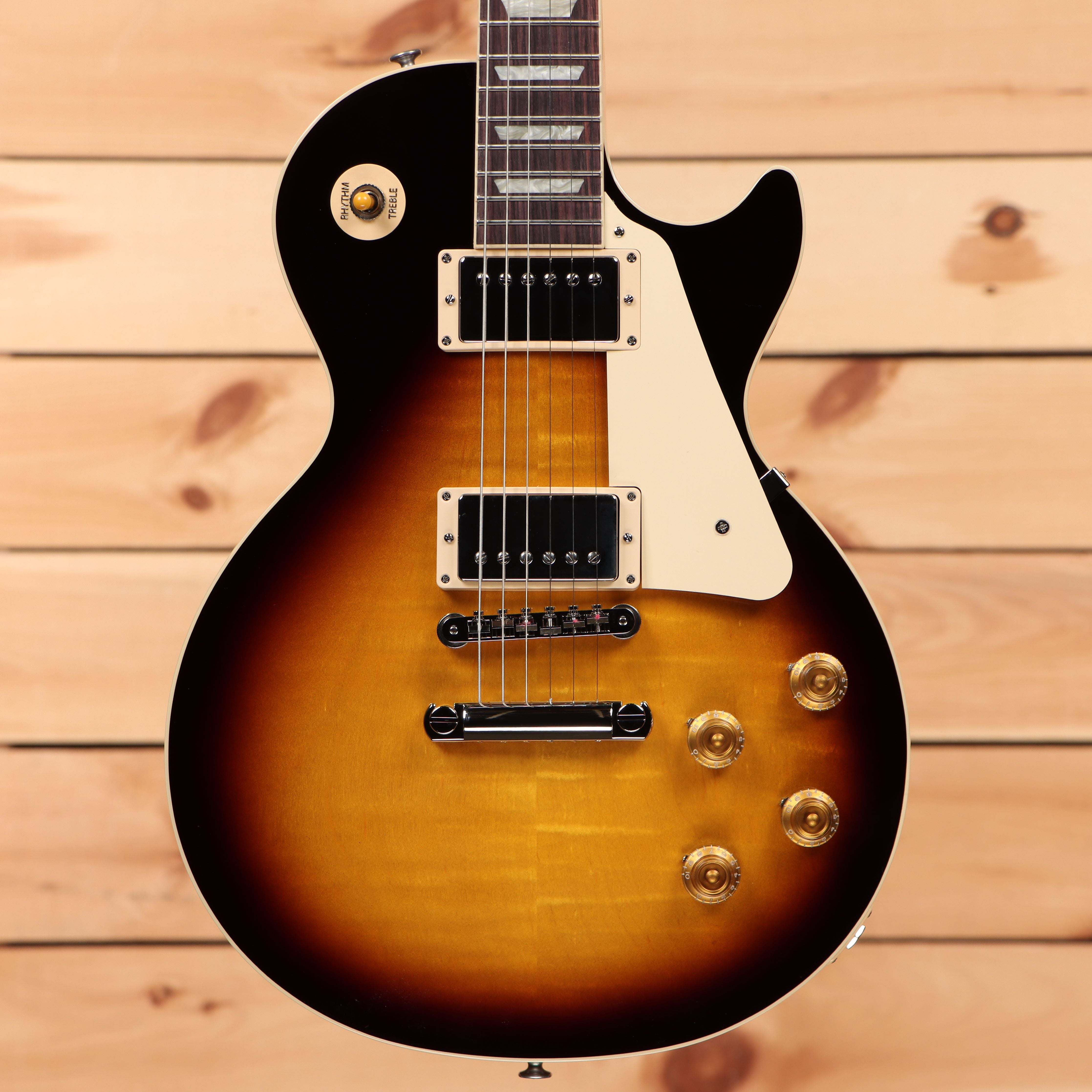 Gibson Les Paul Standard 50s electric guitar Tobacco Burst figured top with dual humbuckers