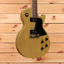 Gibson Les Paul Special TV Yellow electric guitar with P90 pickups and black pickguard