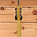 Gibson Les Paul Special electric guitar TV Yellow headstock back showing Made in USA stamp and Kluson-style tuners