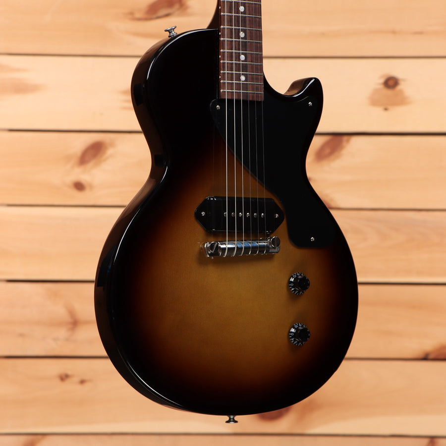 Gibson Les Paul Junior vintage tobacco sunburst electric guitar with P90 pickup and single cutaway body