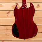 Gibson SG Standard 61 Maestro Vibrola electric guitar Vintage Cherry with dual humbuckers