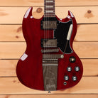 Gibson SG Standard 61 Maestro Vibrola electric guitar Vintage Cherry with dual humbuckers