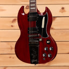 Gibson SG Standard 61 Maestro Vibrola electric guitar Vintage Cherry with dual humbuckers