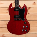 Gibson SG Special vintage cherry electric guitar with dual humbuckers and black pickguard