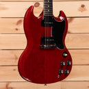 Gibson SG Special electric guitar Vintage Cherry with black pickguard and dual humbuckers