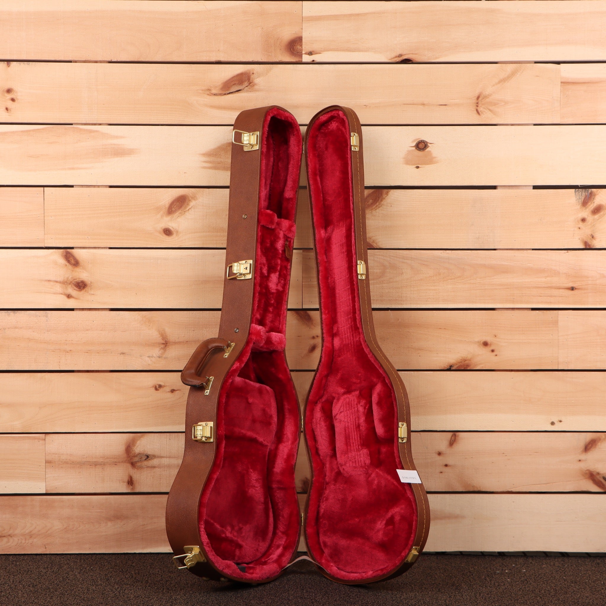 Gibson SG Special vintage cherry electric guitar with gold hardware and red plush case lining