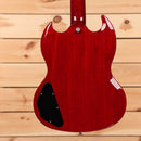 Gibson SG Special vintage cherry electric guitar with dual humbuckers and semi-hollow body design