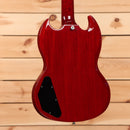 Gibson SG Special vintage cherry electric guitar with dual humbuckers and sharp horns