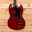 Gibson SG Special vintage cherry electric guitar with dual humbuckers and black pickguard