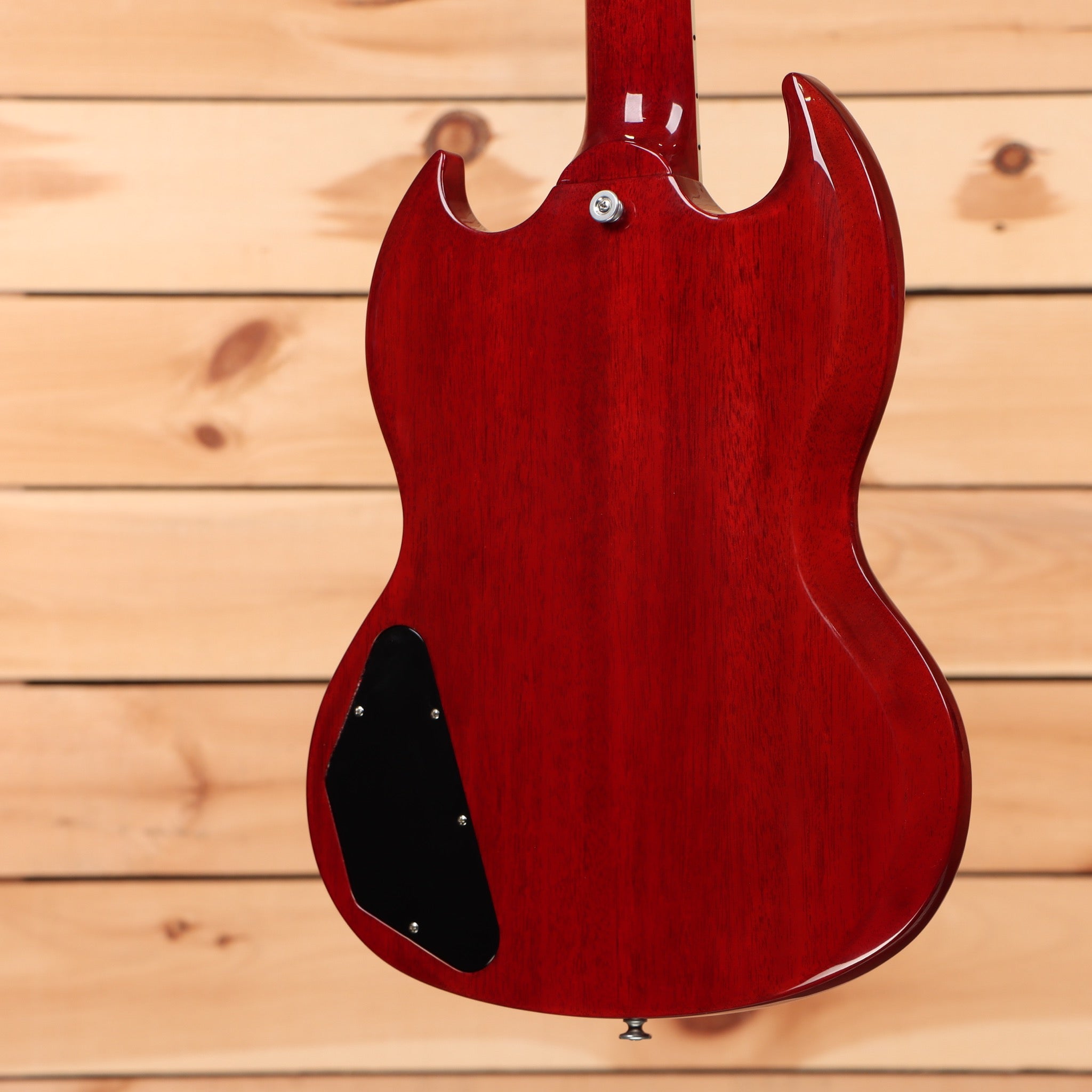 Gibson SG Special electric guitar Vintage Cherry with black pickguard and dual humbuckers