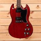 Gibson SG Special vintage cherry electric guitar with dual humbuckers and black pickguard