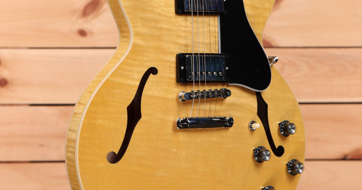 Gibson ES-335 Figured - Antique Natural – Righteous Guitars