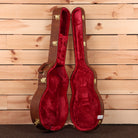Gibson ES-335 semi-hollow electric guitar Figured Antique Natural with gold hardware and red velvet-lined case