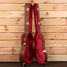 Gibson ES-335 semi-hollow body electric guitar Antique Natural with red velvet-lined case and gold hardware