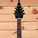 Gibson 80s Flying V Ebony electric guitar with chrome tuning machines and rosewood fretboard