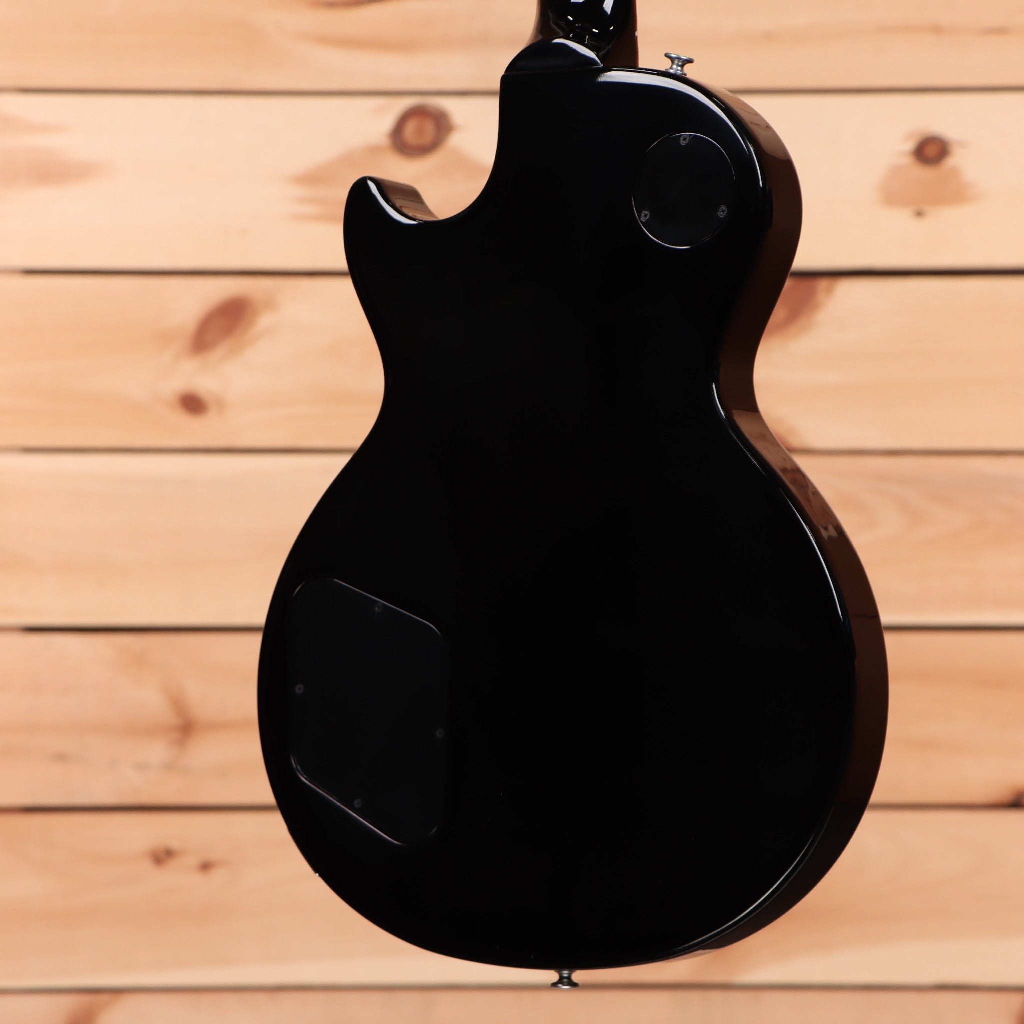 Gibson Les Paul Studio ebony electric guitar with dual humbuckers and mahogany body