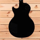 Gibson Les Paul Studio Ebony electric guitar with dual humbucker pickups and arched top