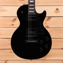 Gibson Les Paul Studio Ebony electric guitar with dual humbuckers and semi-hollow body