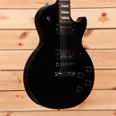 Gibson Les Paul Studio Ebony electric guitar with dual humbucker pickups and rosewood fretboard