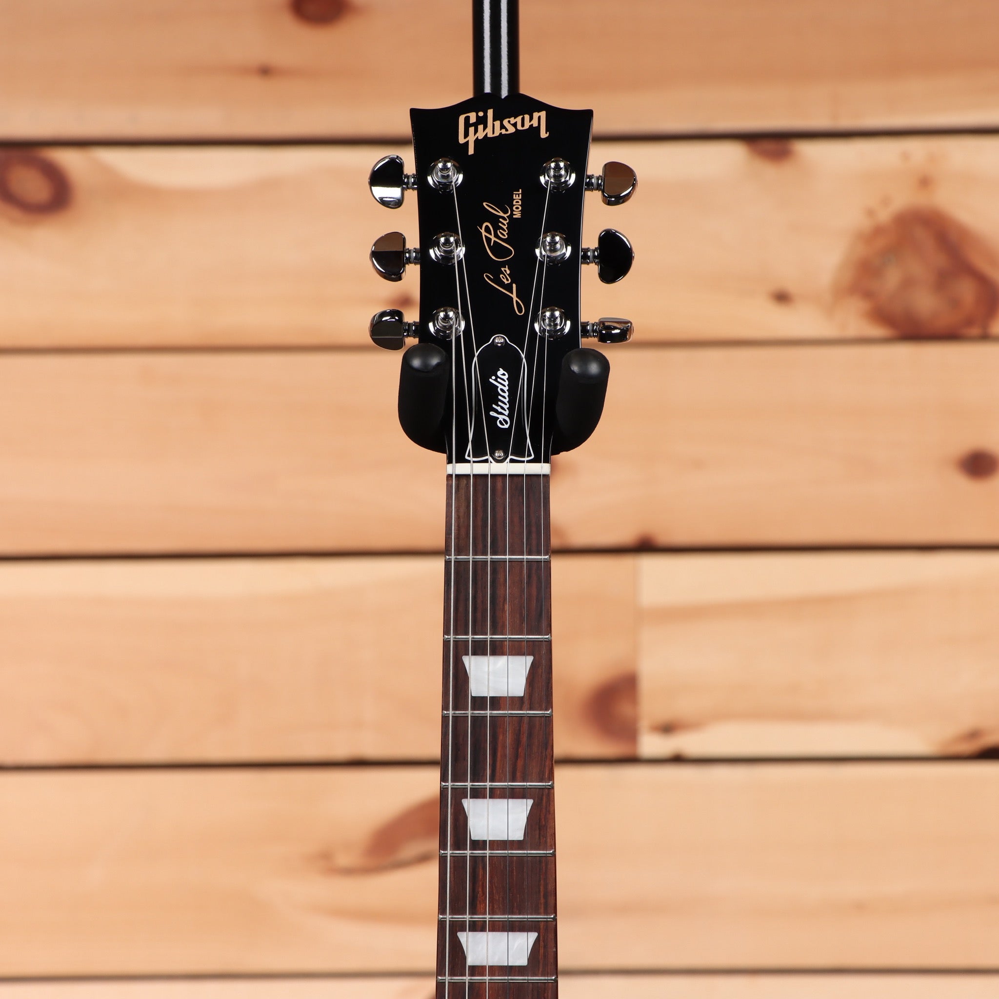 Gibson Les Paul Studio Ebony electric guitar with dual humbuckers and rosewood fretboard