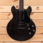 Gibson ES-339 semi-hollow electric guitar Transparent Ebony with dual humbuckers
