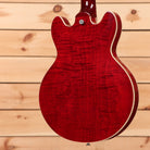 Gibson ES-339 semi-hollow electric guitar 60s Cherry with cream binding and figured maple top